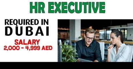 Human Resources Executive Required in Dubai