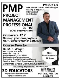 PMP - PROJECT MANAGEMENT PROFESSIONAL TRAINING