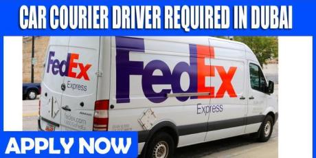 CAR COURIER DRIVER REQUIRED IN DUBAI