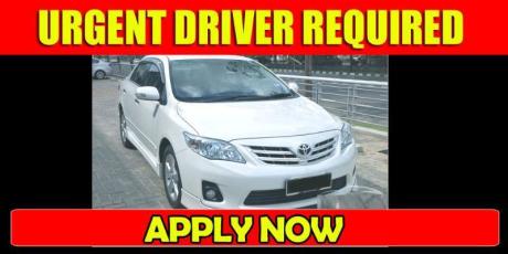 DRIVER REQUIRED ( IND/ PAK)