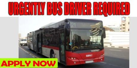 URGENTLY BUS DRIVER REQUIRED