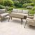 Sofa set aluminium rope style outdoor furniture