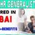 HR Generalist Required in Dubai