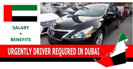 URGENTLY DRIVER REQUIRED IN DUBAI
