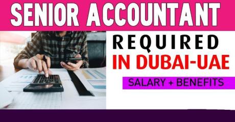 Senior Accountant Required in Dubai