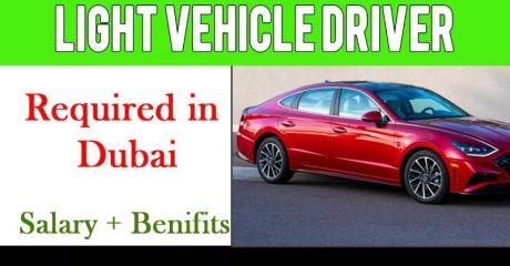 Company Driver Required in Dubai -