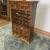 A solid wooden bar With 2 drawers and cabinets