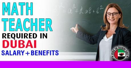 Math Teacher Required in Dubai