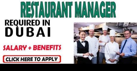 Restaurant Manager / Assistant Manager Required in Dubai