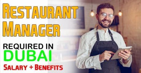 Restaurant Manager Required in Dubai