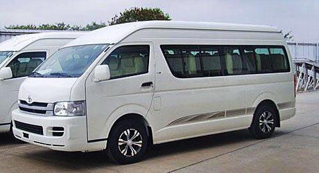 14 Seats Highroof Van on Rent Dubai