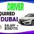 Driver Required in Dubai