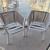 Modern outdoor balcony chairs - set of 2