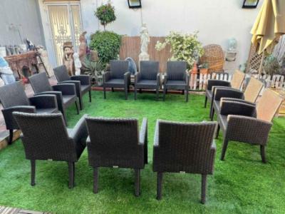 RATTAN HOUSE 12 CHAIRS -