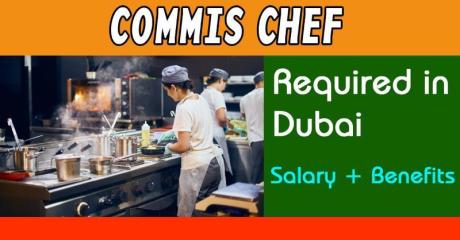 Commis Chef Required in Dubai