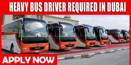 HEAVY BUS DRIVER REQUIRED IN DUBAI
