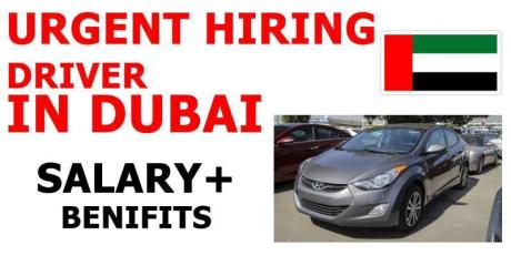 URGENT HIRING DRIVER IN DUBAI
