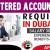 CHARTERED ACCOUNTANT REQUIRED IN DUBAI