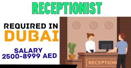 Receptionist Required in Dubai