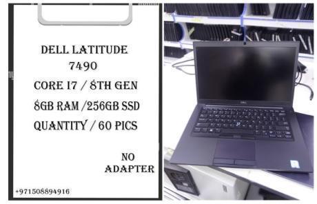 Dell latitude 7490 Core i7 / 8th gen -