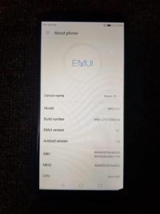 Honor 7x clean phone available with 1 month warranty