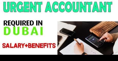 Urgent Accountant Required in Dubai