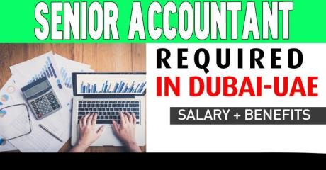 Senior Accountant Required in Dubai