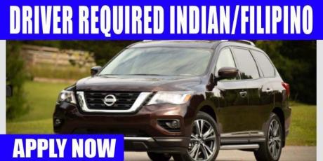 DRIVER REQUIRED INDIAN/FILIPINO