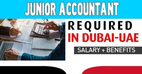Junior Accountant Required in Dubai