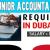 Junior Accountant Required in Dubai