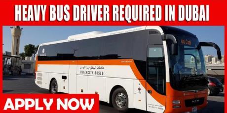 HEAVY BUS DRIVER REQUIRED IN DUBAI
