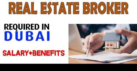 Real Estate Broker Required in Dubai