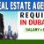 Real Estate Agent Required in Dubai