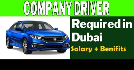COMPANY DRIVER Required in Dubai