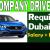 COMPANY DRIVER Required in Dubai