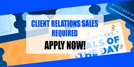 CLIENT RELATIONS SALES REQUIRED IN DUBAI