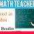 MATH TEACHER Required in Dubai