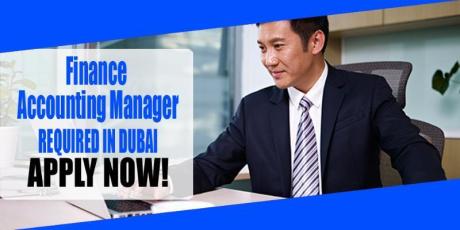 Finance Accounting Manager REQUIRED IN DUBAI