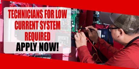 TECHNICIANS FOR LOW CURRENT SYSTEM REQUIRED IN DUBAI