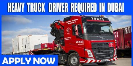 URGENTLY TRUCK DRIVER REQUIRED IN DUBAI-UAE